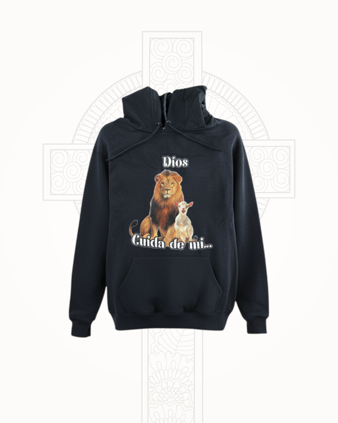 Sueter Negro | Dios Cuida De Mi