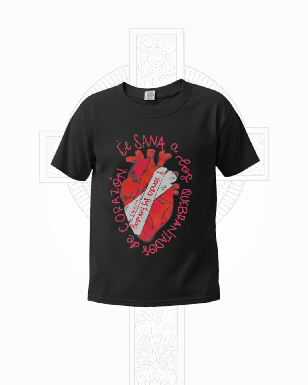 Camiseta Negra, El Sana Tus Heridas