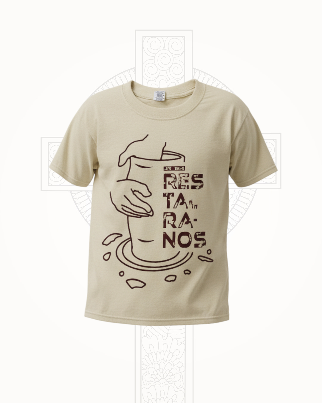 Camiseta Beige, Restauranos