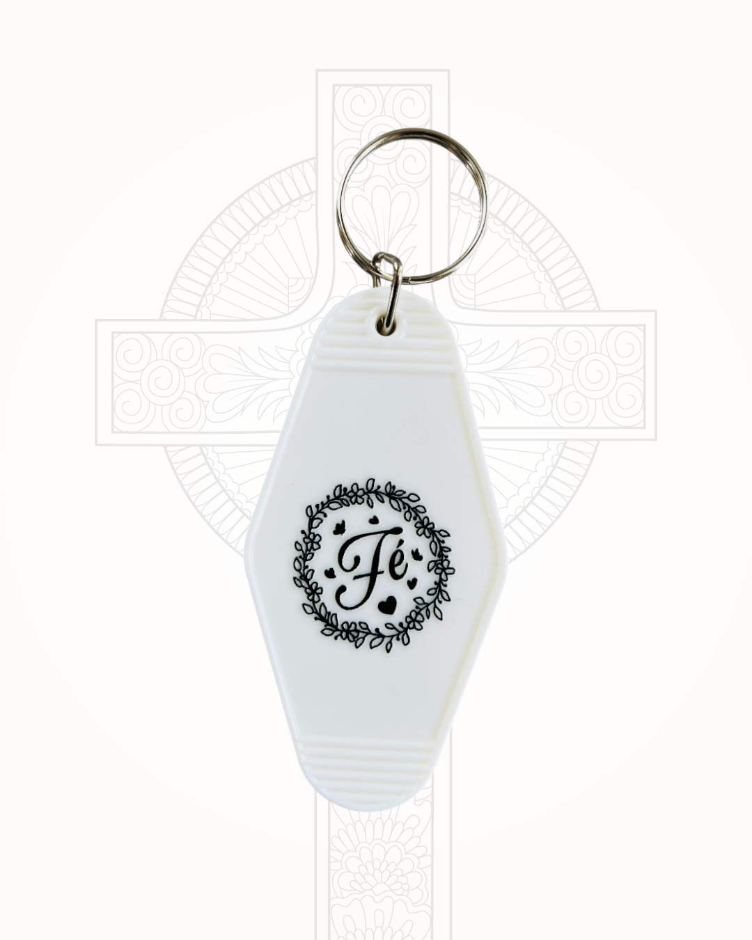 Llavero Blanco Fé