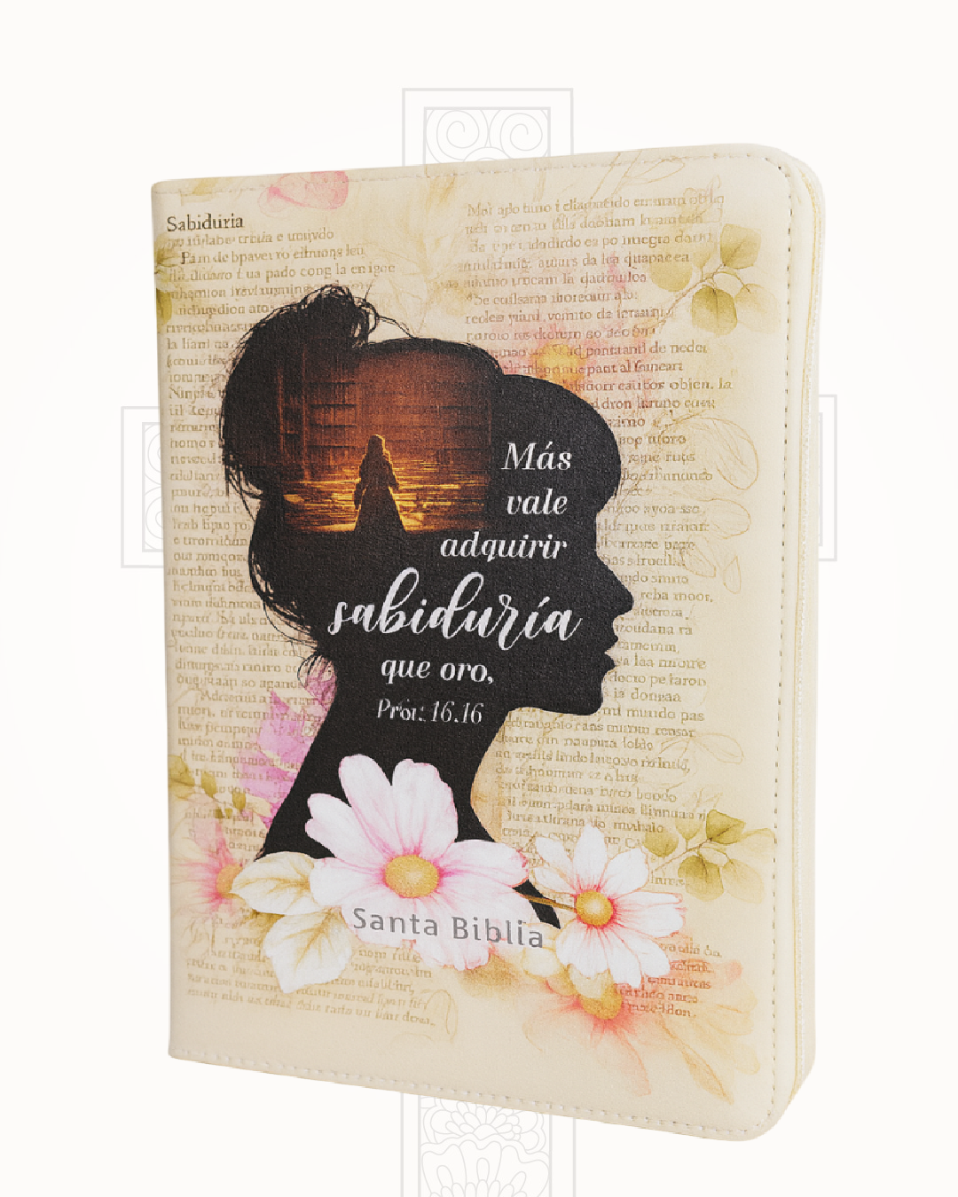 Biblia Reina Valera 1960 Sabiduría Canto Floral Letra Súper Gigante 19 pts