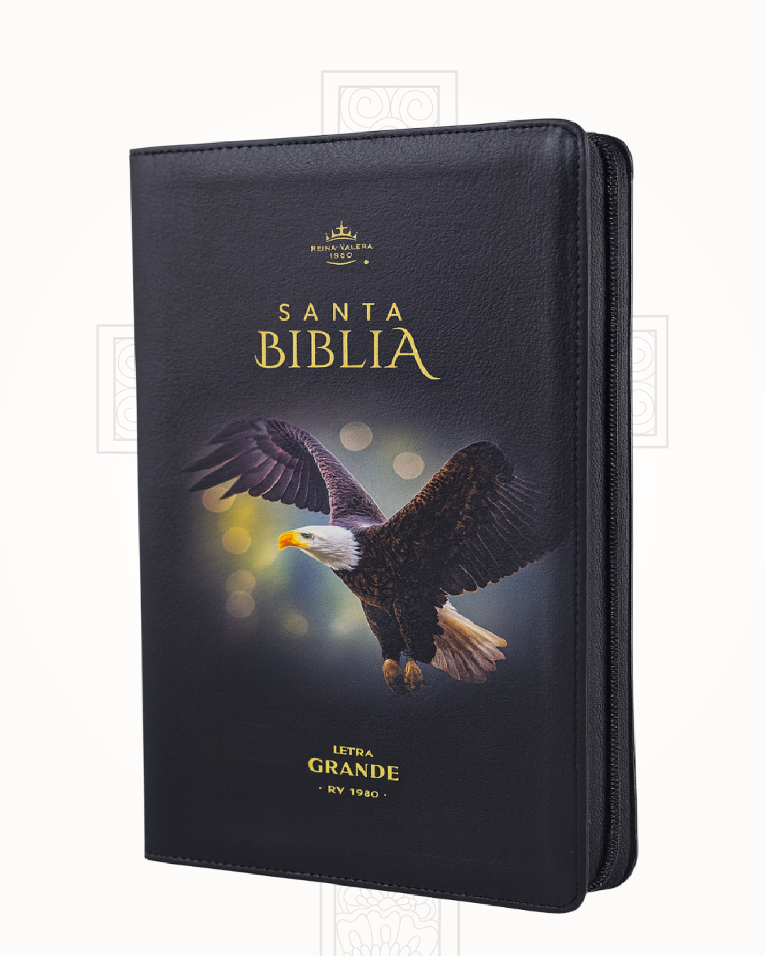 Biblia Reina Valera 1960 Negra Águila Letra Grande 12 pts