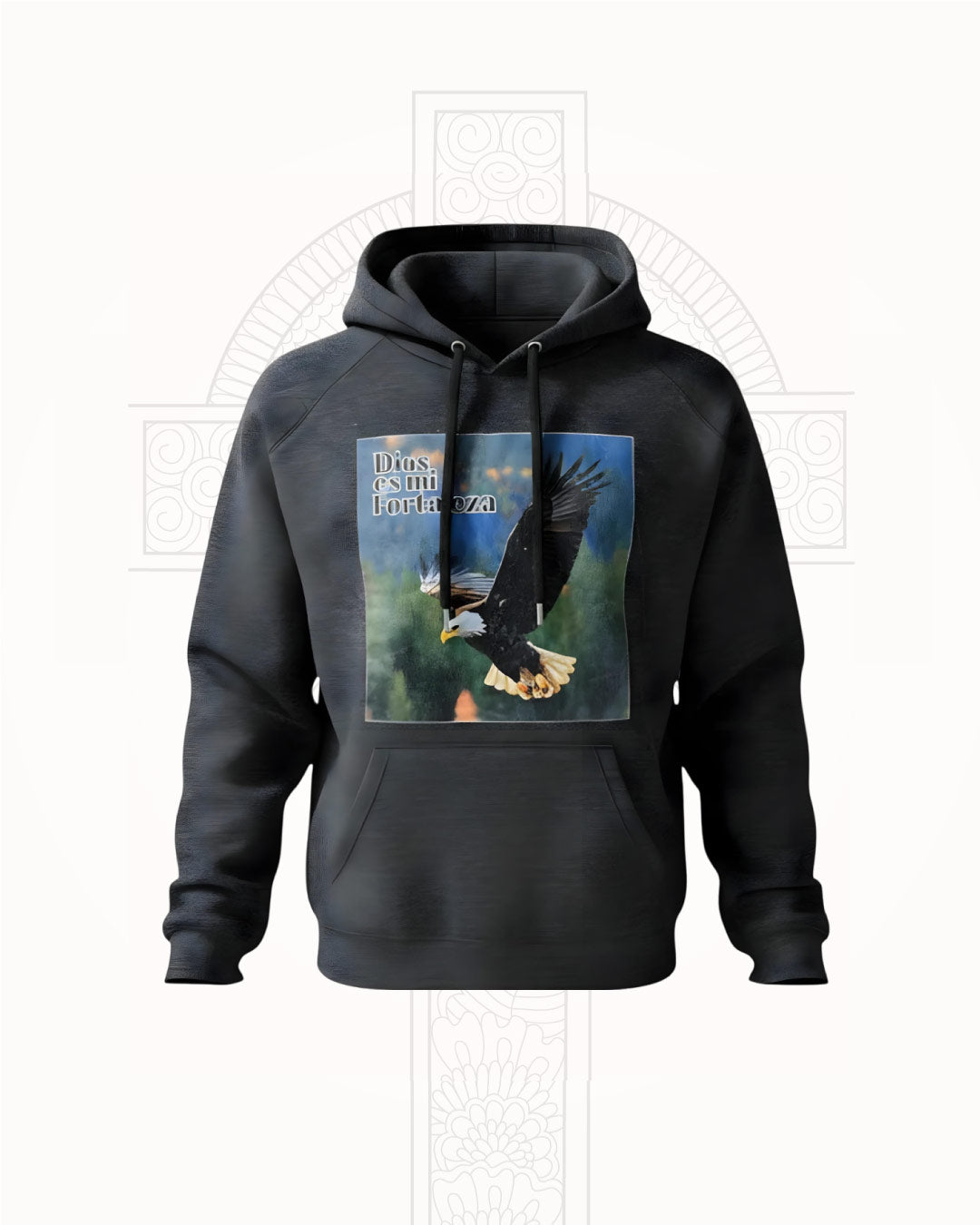 Sueter Gris | Oscuro Dios Es Mi Fortaleza