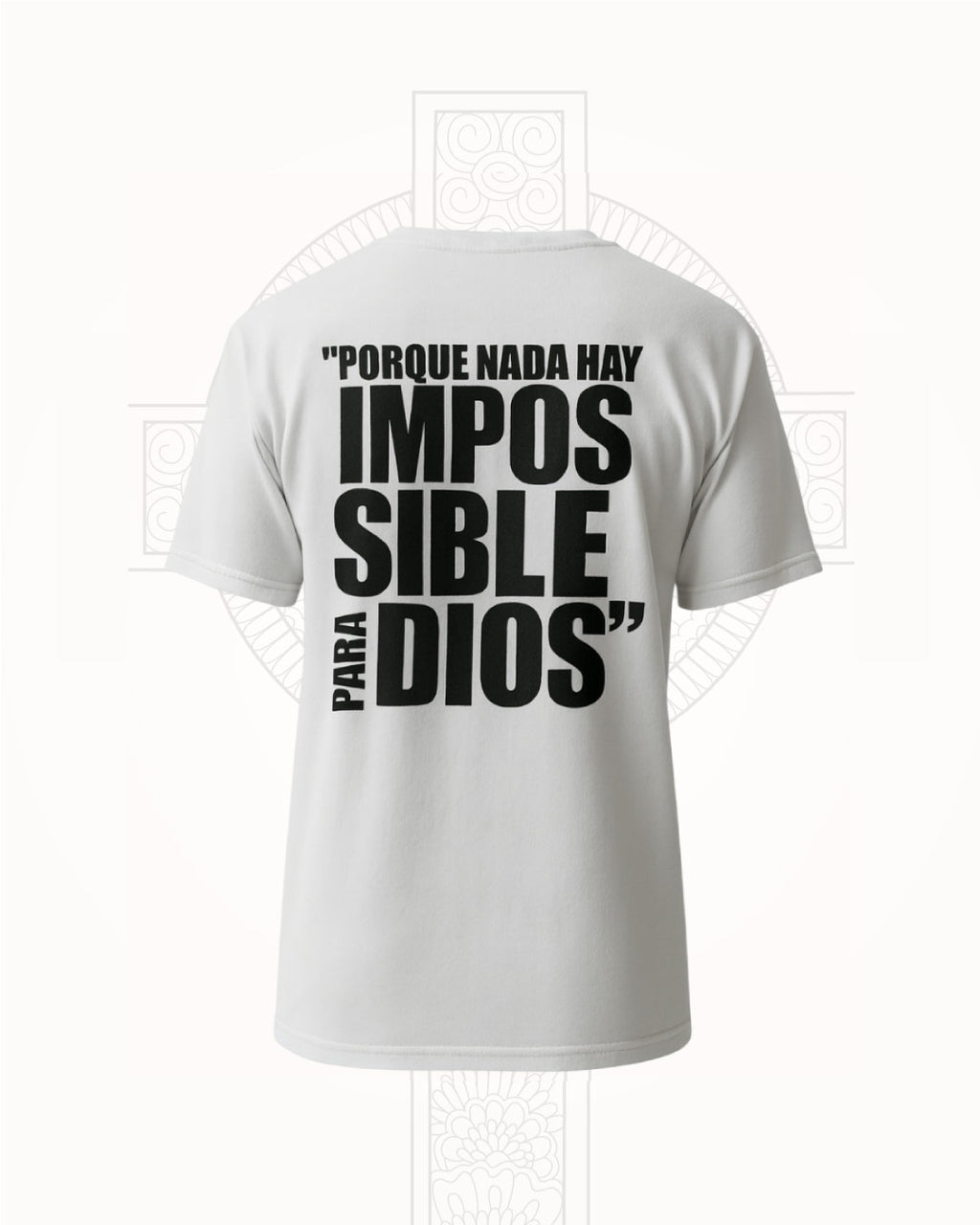 Camiseta Blanca, Todo Es Posible Para Dios
