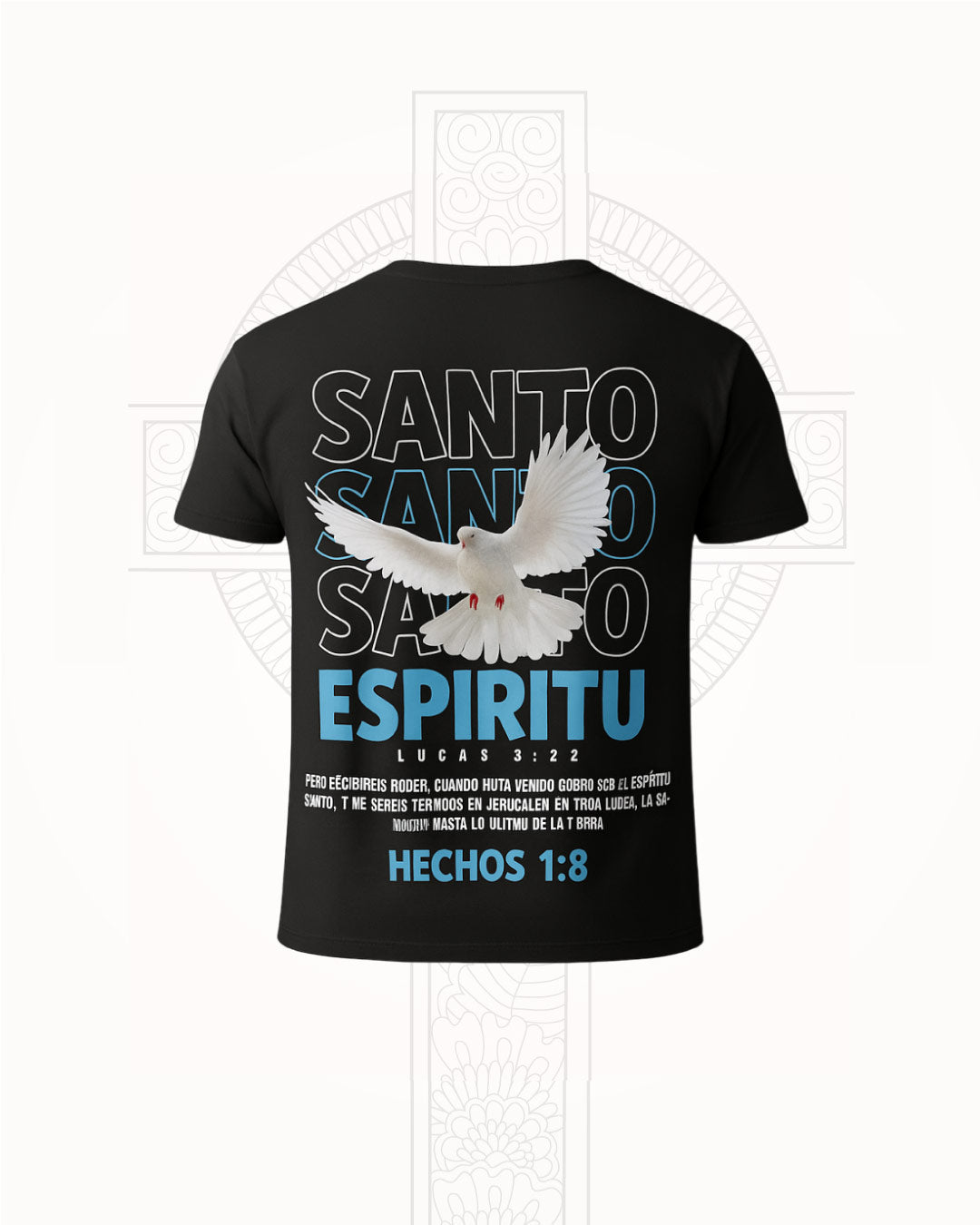Camiseta Negro, Espiritu Santo